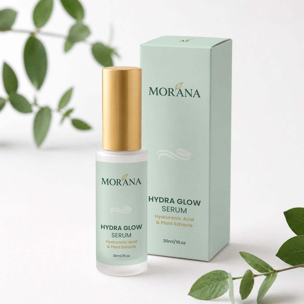 סרום לחות וזוהר Hydra Glow – חומצה היאלורונית ותמציות צמחים | 30 מ״ל
